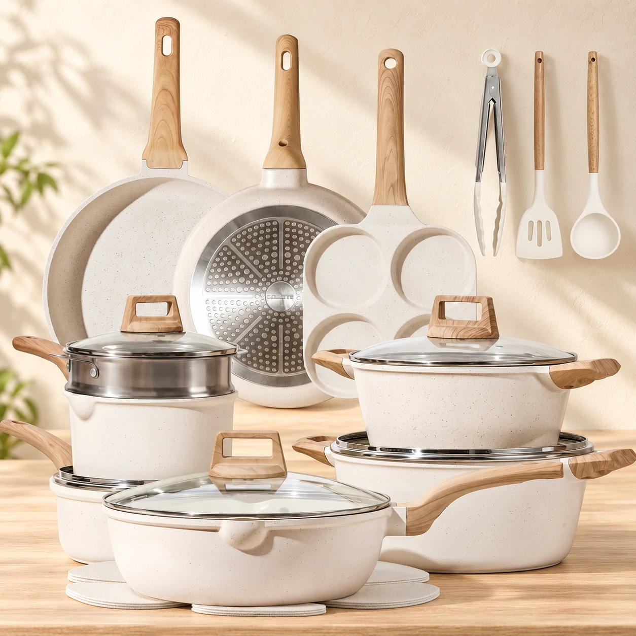 21-piece cookware set
