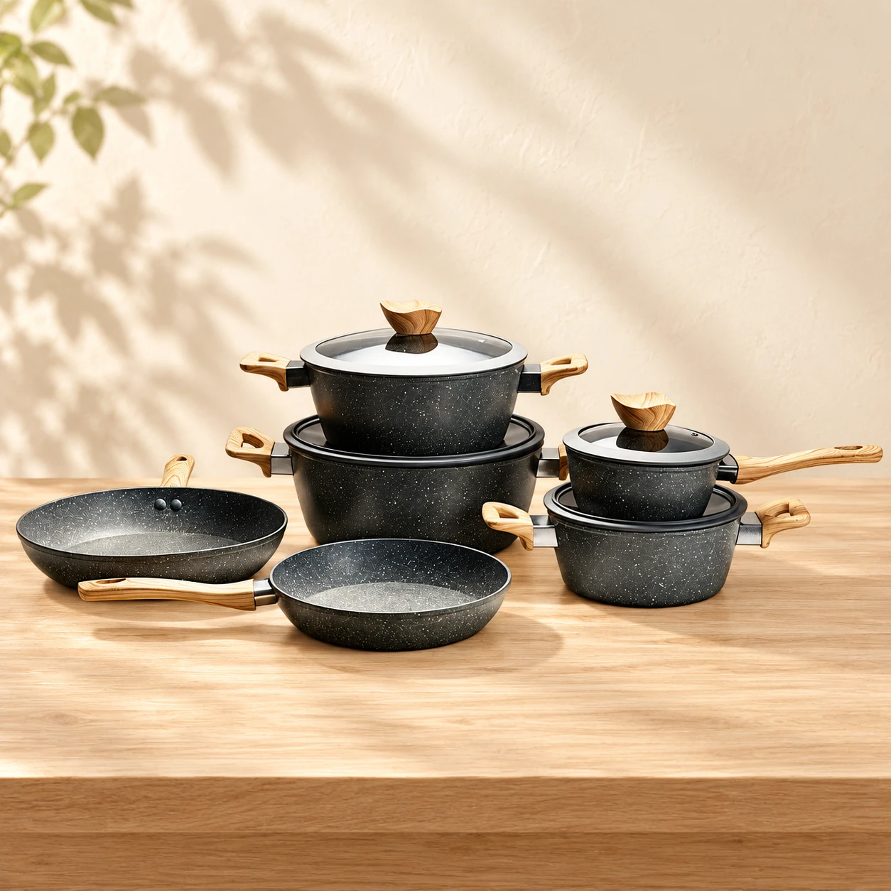 10-piece cookware set