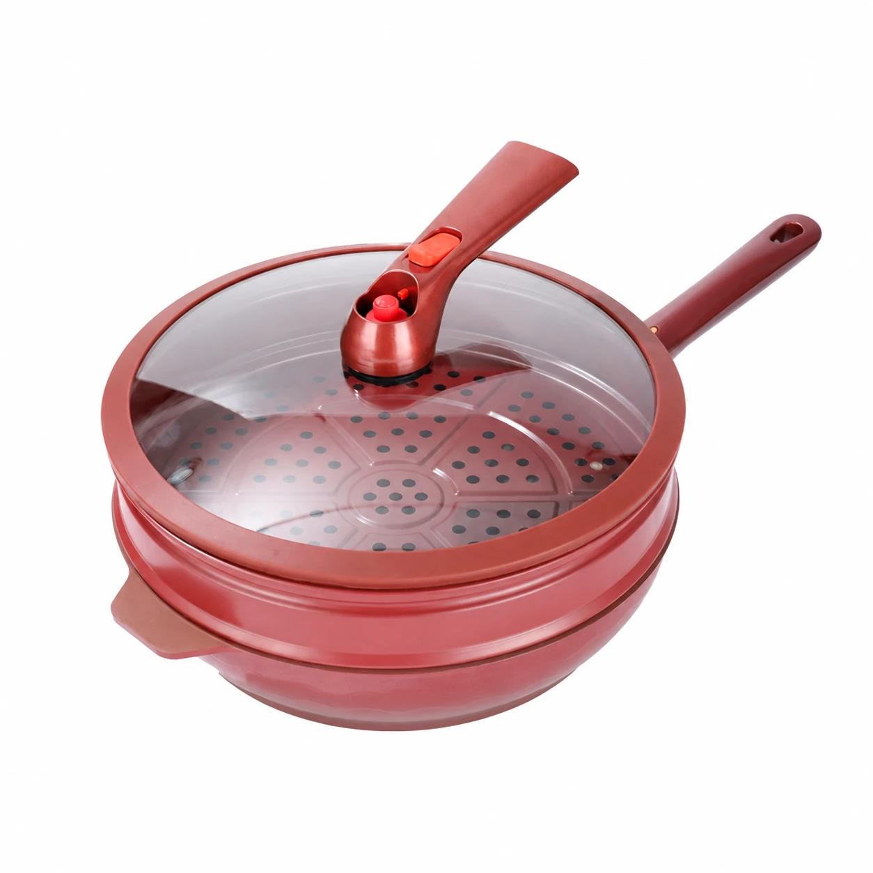 Purple multipurpose wok