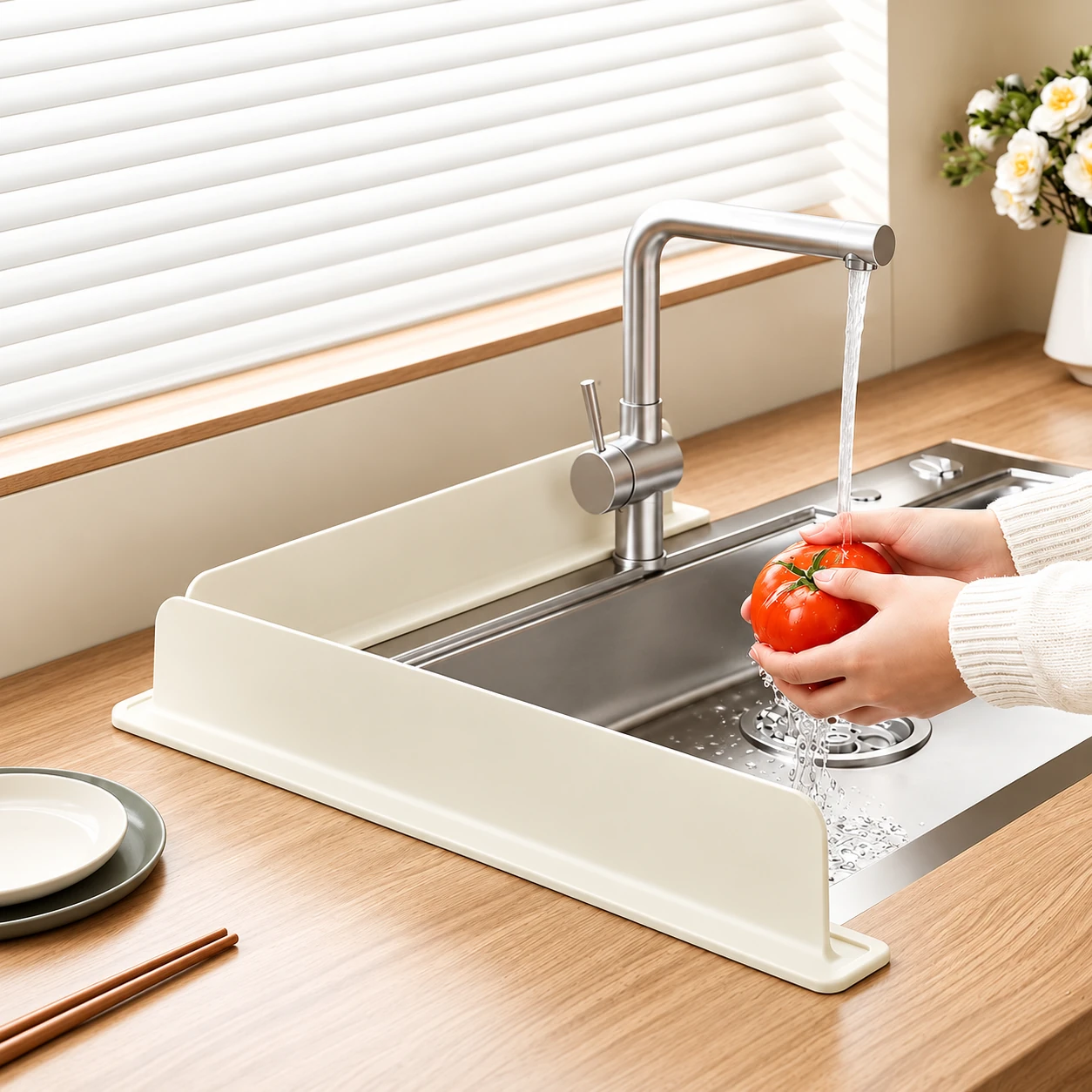 Sink splash guard