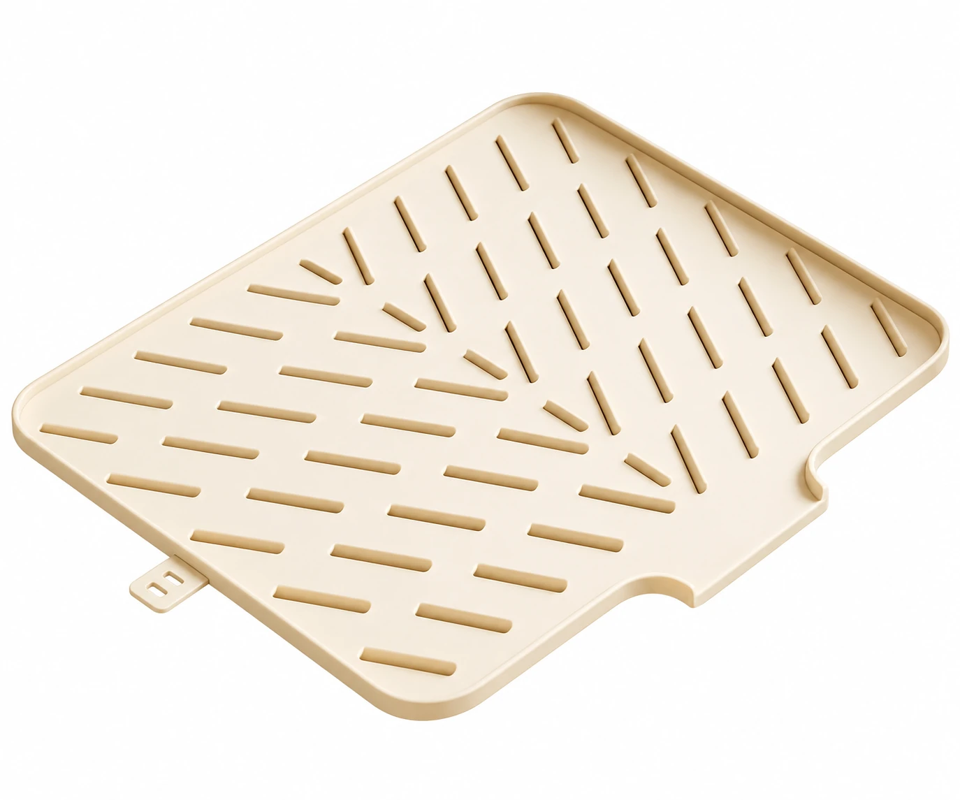 Sloped draining mat